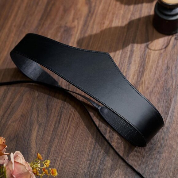 Women Leather Wide Belt Renaissance Medieval Costume Adjustable Fashion main image 8